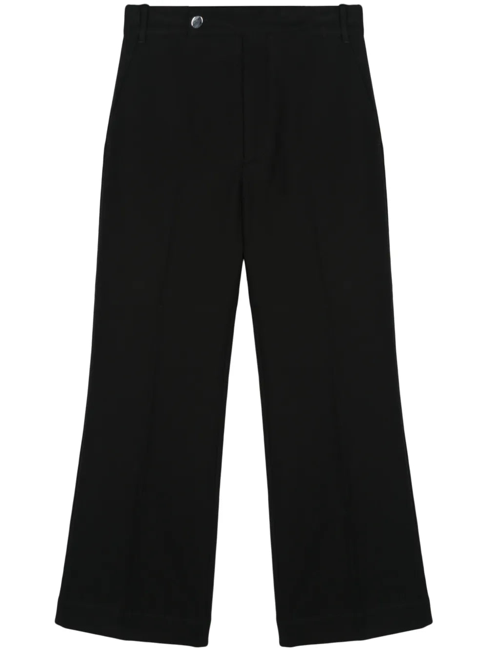High-Waisted Flared Trousers