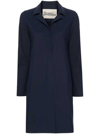Single-Breasted Scuba Coat