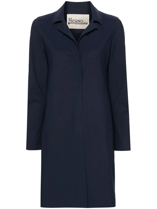 Single-Breasted Scuba Coat