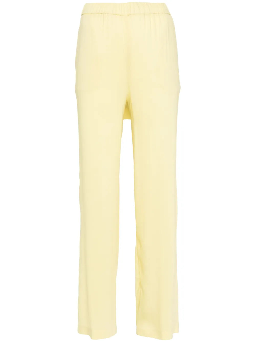 High-Waist Straight-Leg Trousers