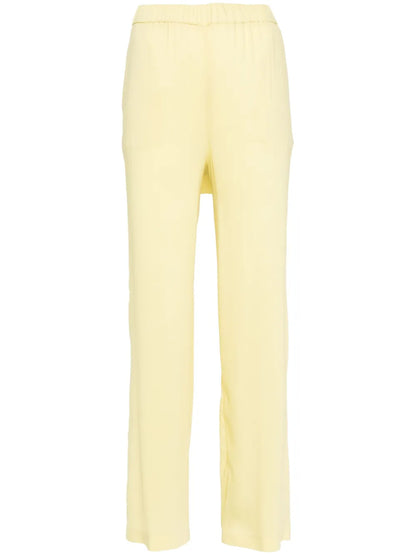 High-Waist Straight-Leg Trousers