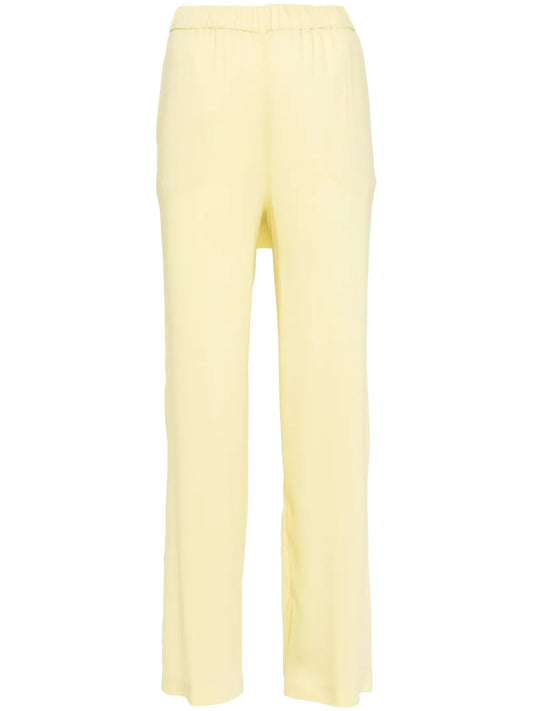 High-Waist Straight-Leg Trousers