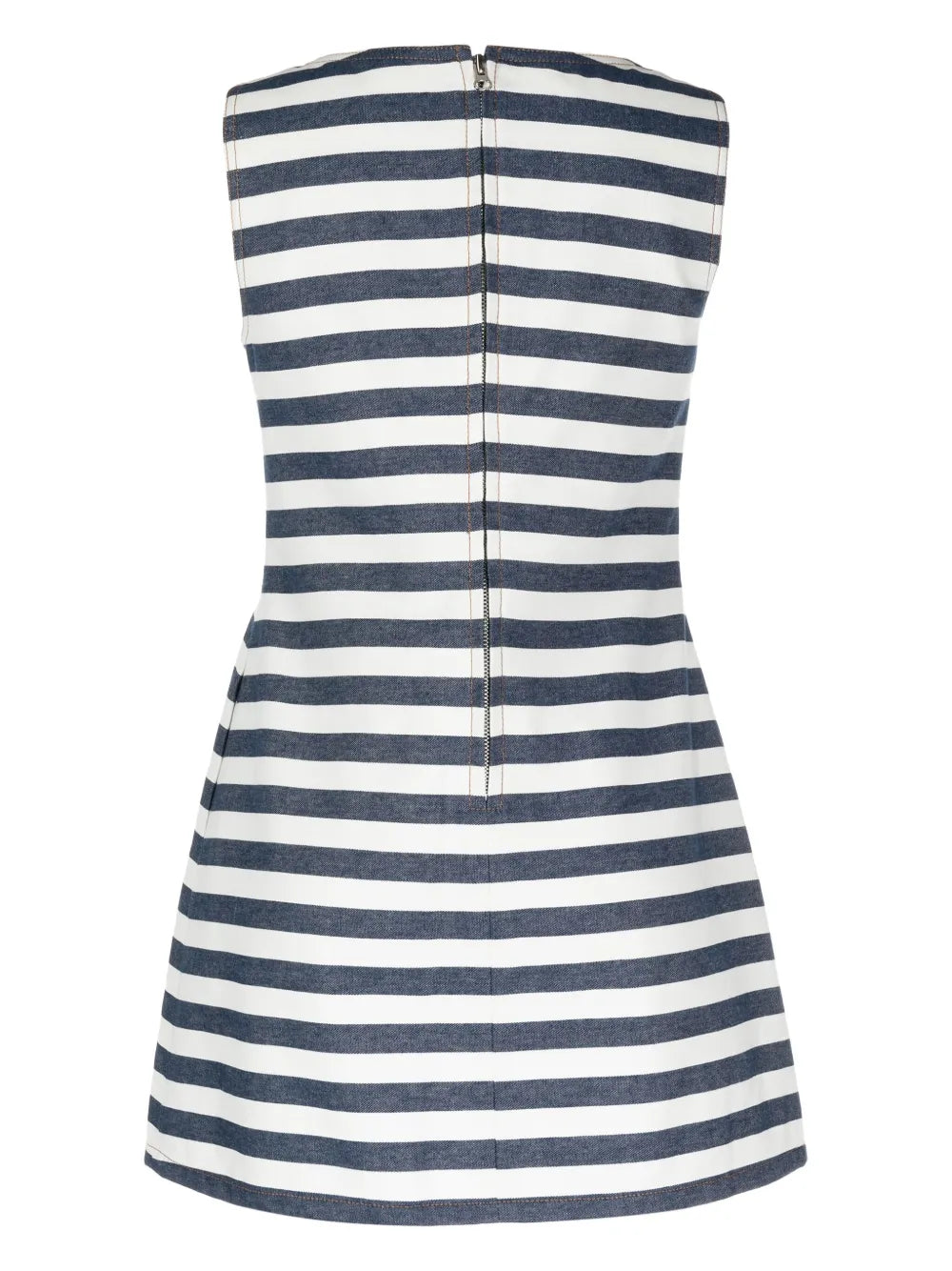 Sleeveless Striped Cotton Dress