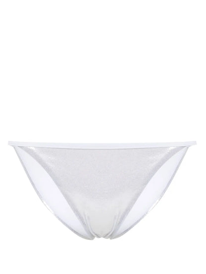High-Cut Metallic Bikini Bottoms