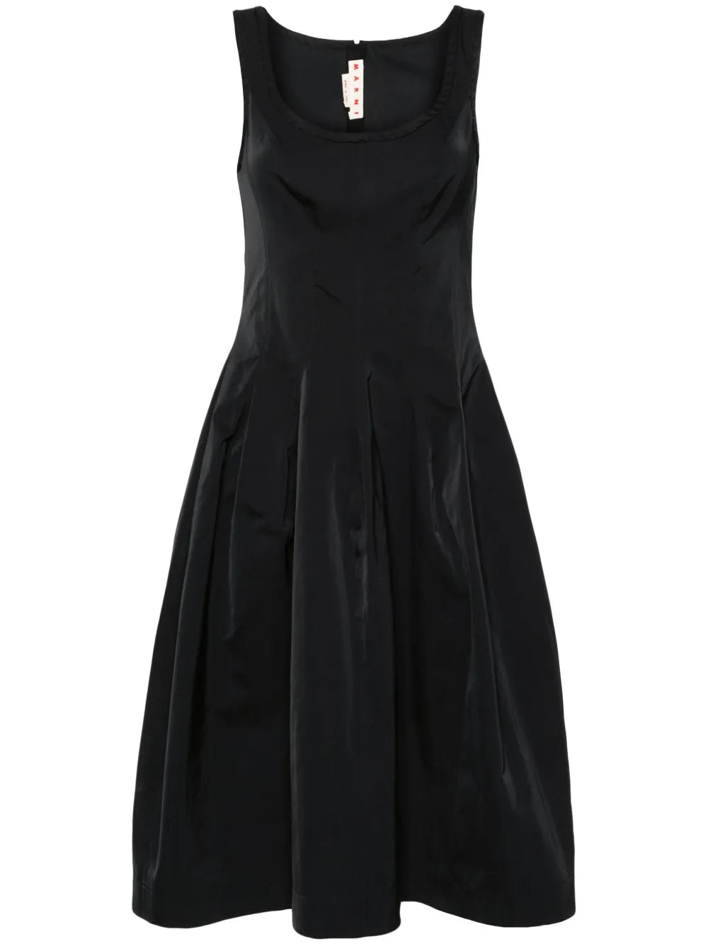 A-Line Scuba Midi Dress