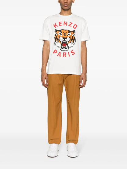 Lucky Tiger Cotton T-Shirt