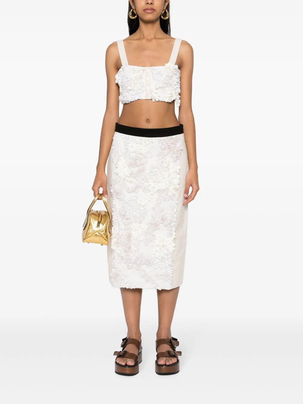 Sequin Midi Skirt