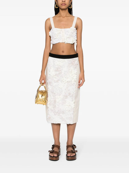 Sequin Midi Skirt