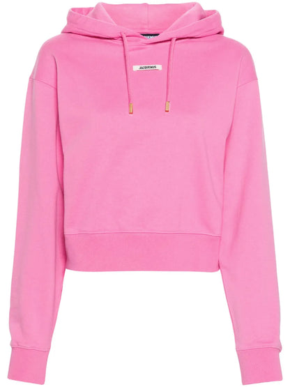 Le Hoodie Gros Grain Cotton Top