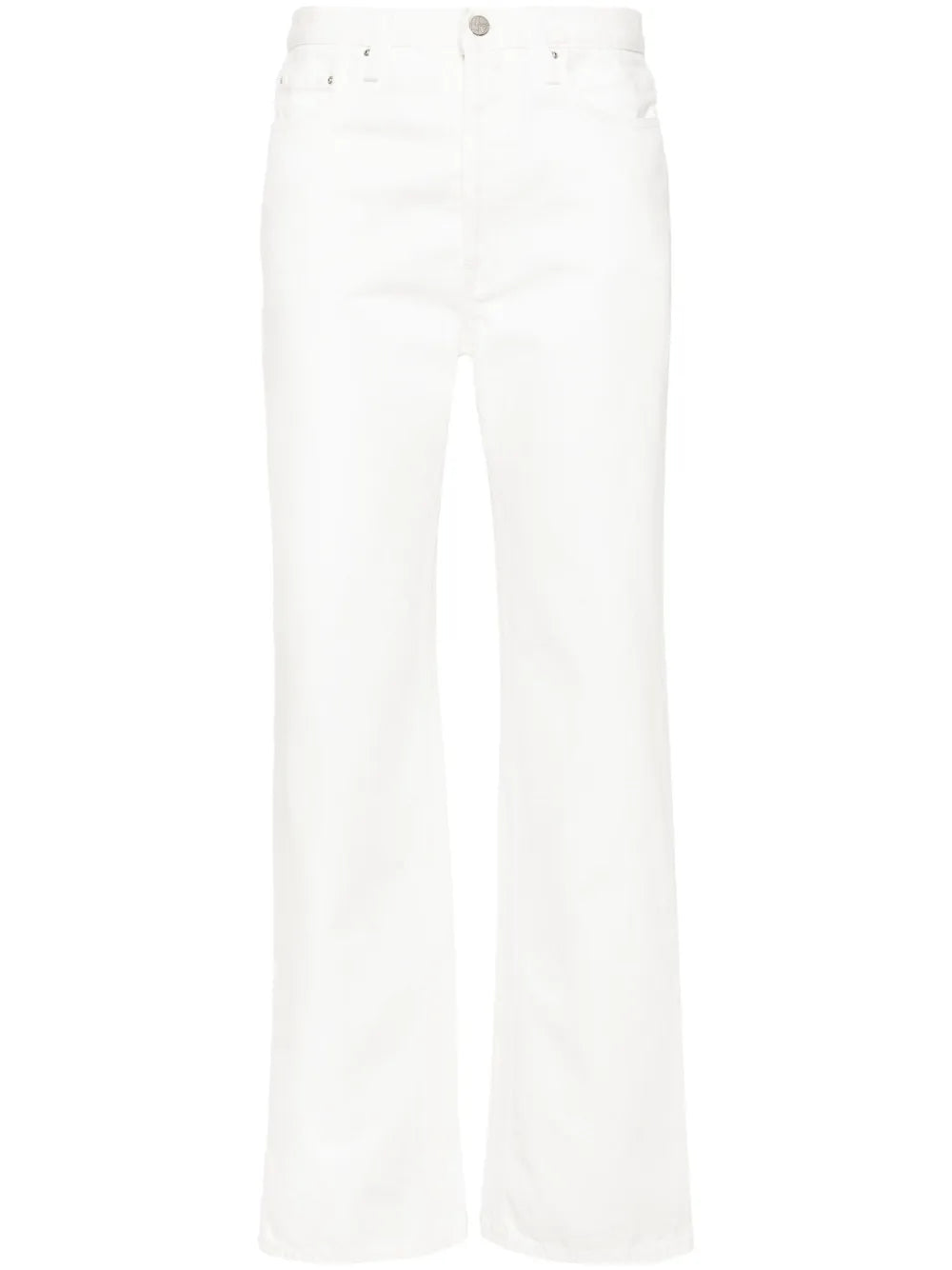 Mid-Rise Straight Jeans