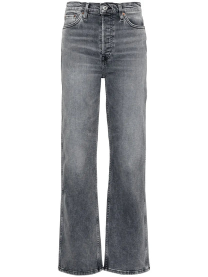 90S High-Rise Straight Jeans