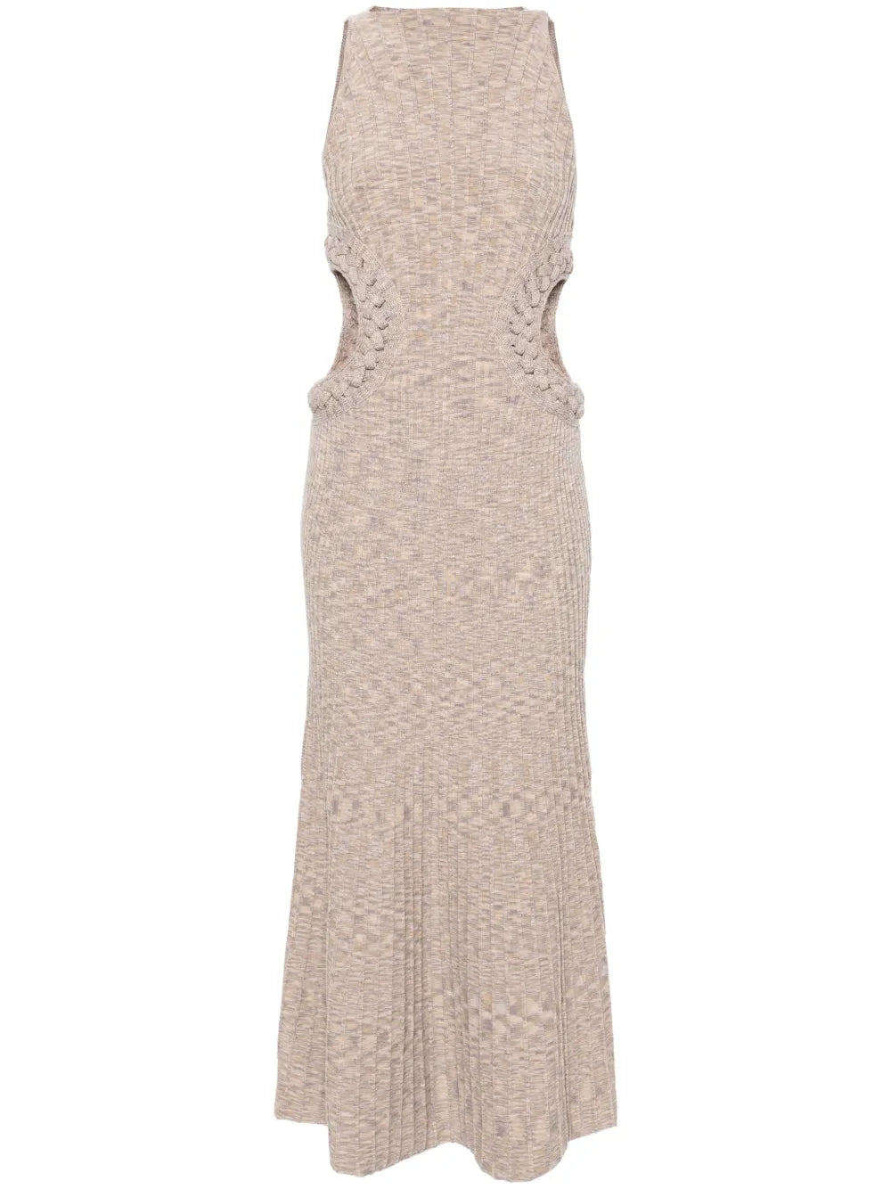 Andreas Ribbed-Knit Midi Dress