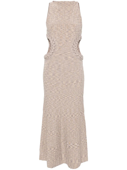 Andreas Ribbed-Knit Midi Dress