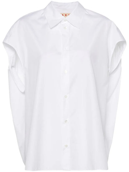 Poplin Sleeveless Shirt