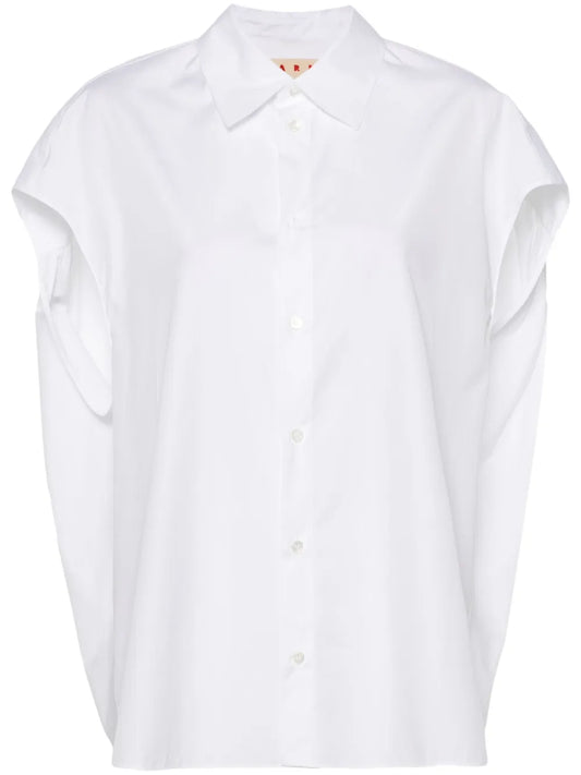 Poplin Sleeveless Shirt