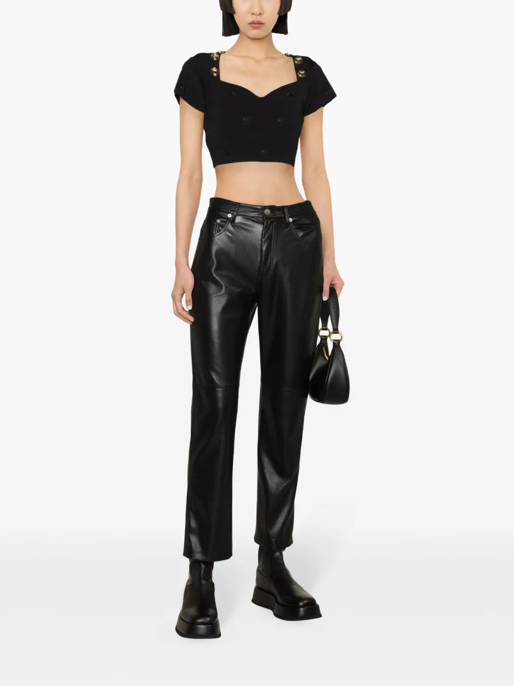 Love Birds Knitted Crop Top