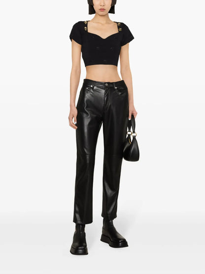 Love Birds Knitted Crop Top