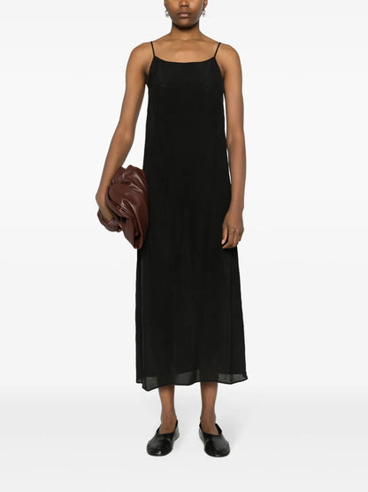 Crinkled Midi Dress