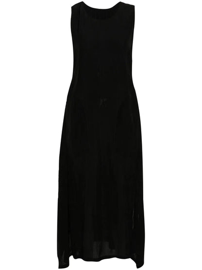 Crinkled Midi Dress