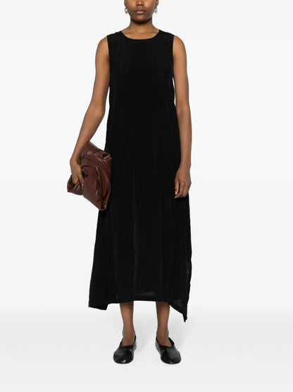 Crinkled Midi Dress