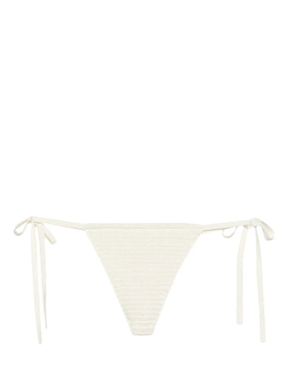 Carita Crochet-Knit Bikini Bottoms
