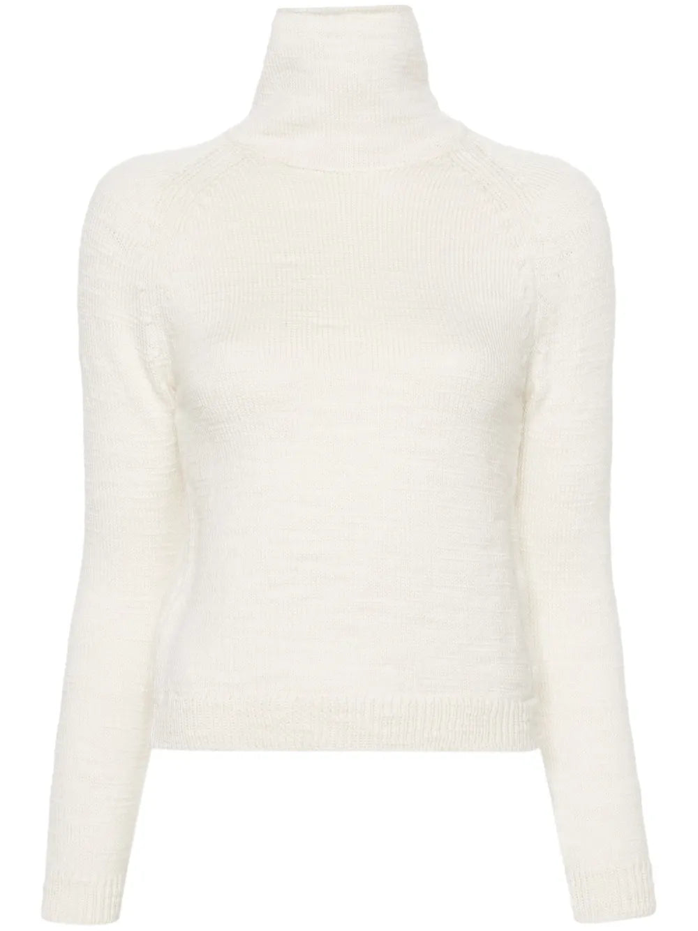 High-Neck Wool Jumper