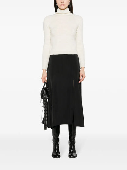 High-Neck Wool Jumper