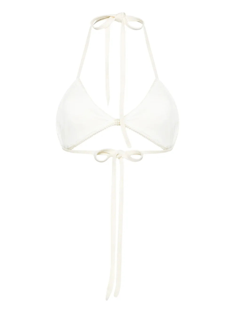 Carita Crochet-Knit Bikini Top