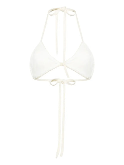 Carita Crochet-Knit Bikini Top