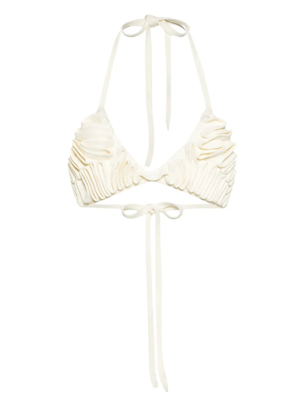Carita Crochet-Knit Bikini Top