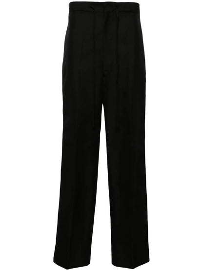High-Waist Wide-Leg Trousers