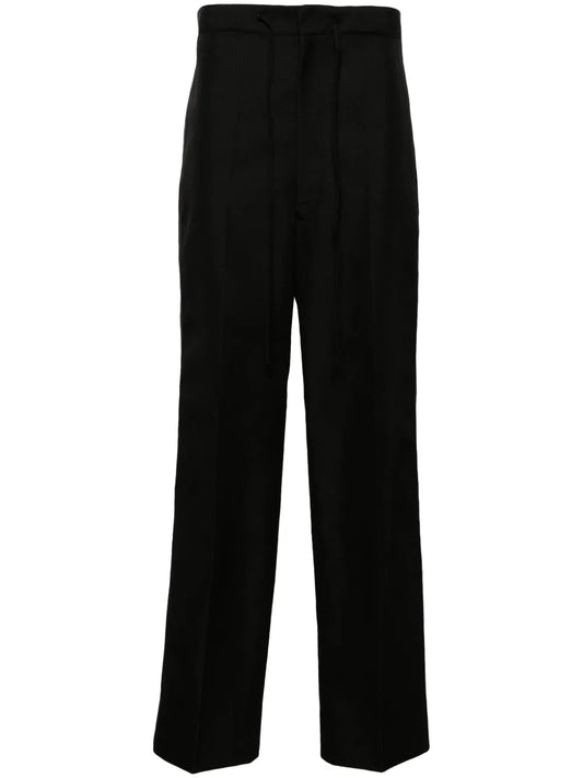 High-Waist Wide-Leg Trousers