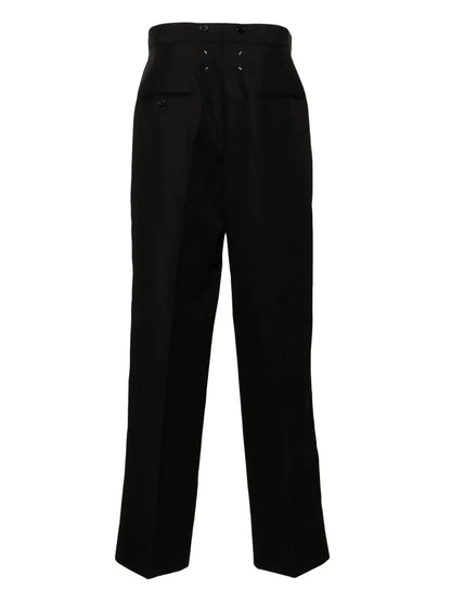 High-Waist Wide-Leg Trousers