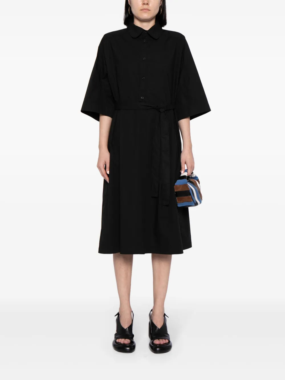 Transfer V-Back Midi Dress