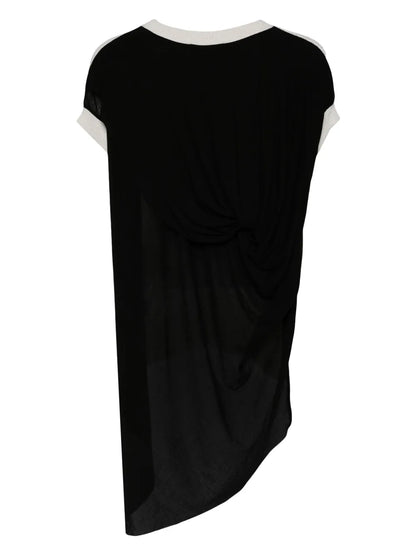 Layered-Effect Asymmetric Cotton T-Shirt