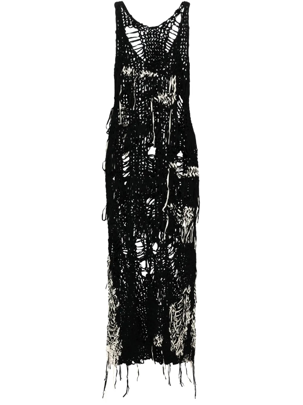 Open-Knit Cotton Dress