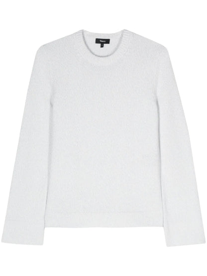 Long-Sleeve Bouclé Jumper