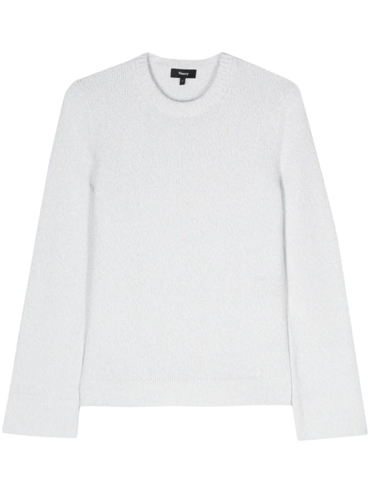 Long-Sleeve Bouclé Jumper