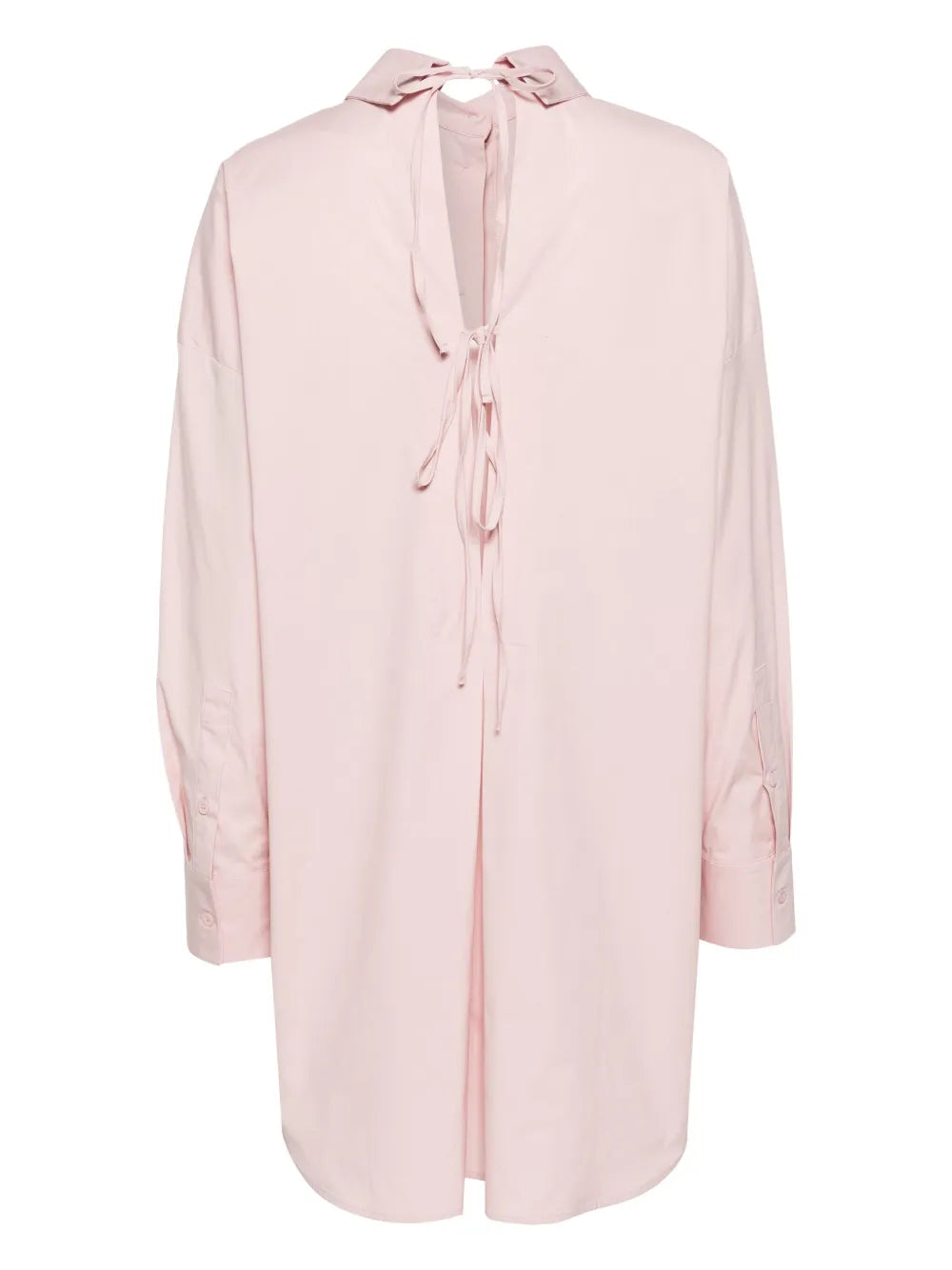 Rear-Tie Poplin Shirt