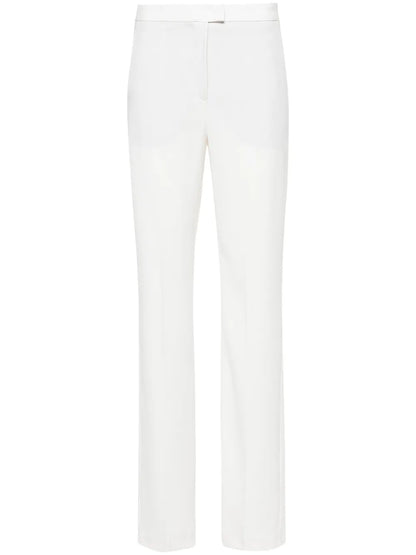 High-Waist Straight-Leg Trousers