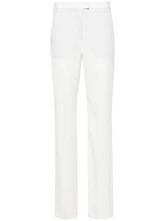 High-Waist Straight-Leg Trousers