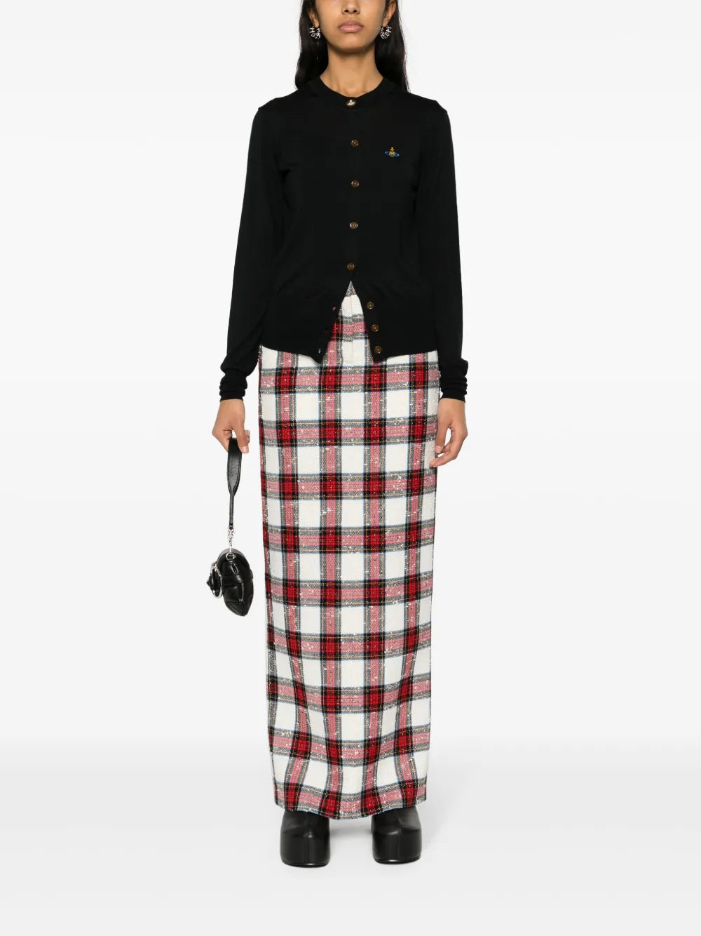 Orb-Embroidered Cardigan