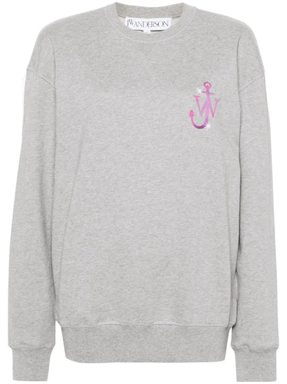 Embroidered-Logo Cotton Sweatshirt