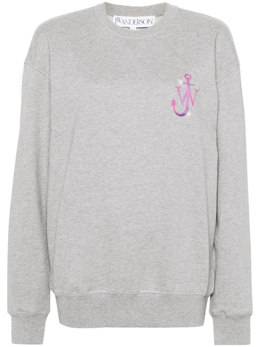 Embroidered-Logo Cotton Sweatshirt