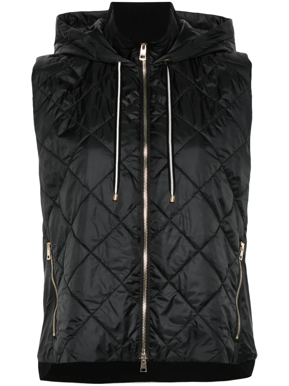 Hooded Quilted Gilet