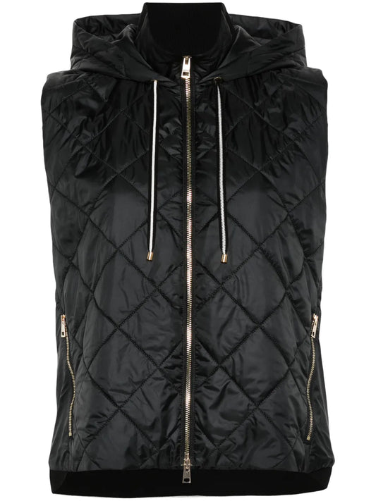 Hooded Quilted Gilet
