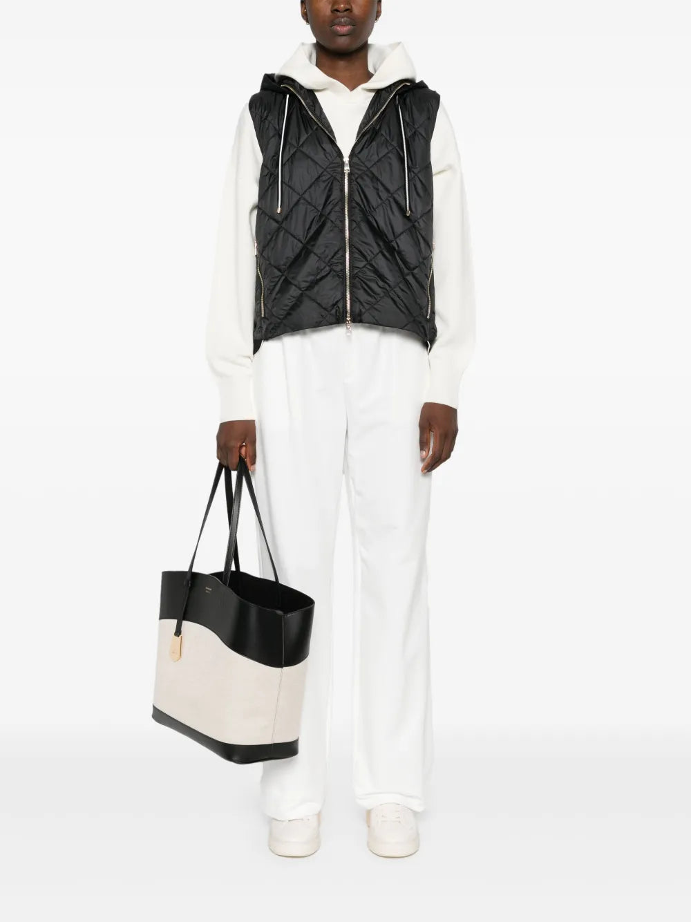 Hooded Quilted Gilet