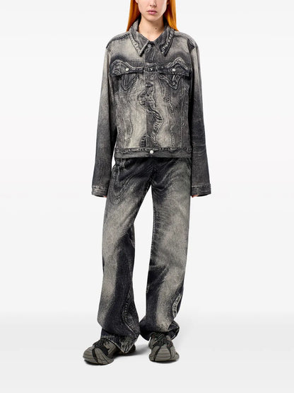 Abstract-Pattern Jeans