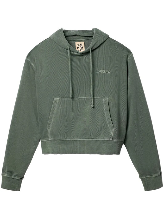 Logo-Embroidered Cotton Hoodie