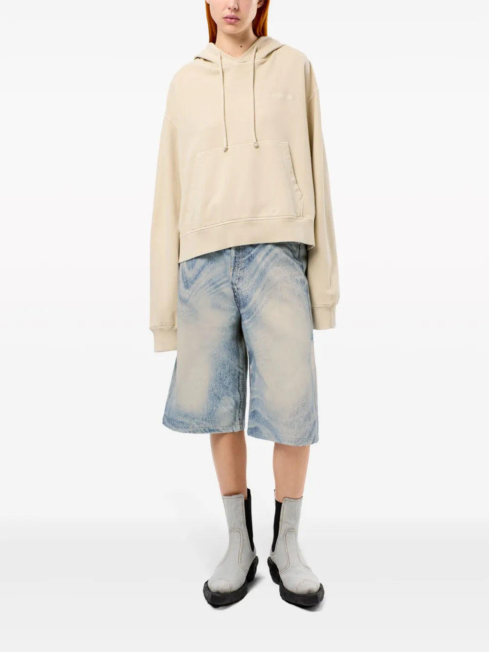 Logo-Embroidered Cotton Hoodie